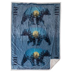Carstens Inc 68 in. L Multicolored Polyester Throw Blanket