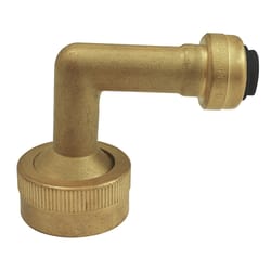 Apollo Push to Connect 1/4 in. PTC in to X 3/4 in. D GHT Brass 90 Degree Elbow