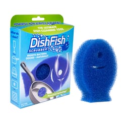 DishFish Non-Scratch Scrubber For All Purpose 4.5 in. L 1 pk