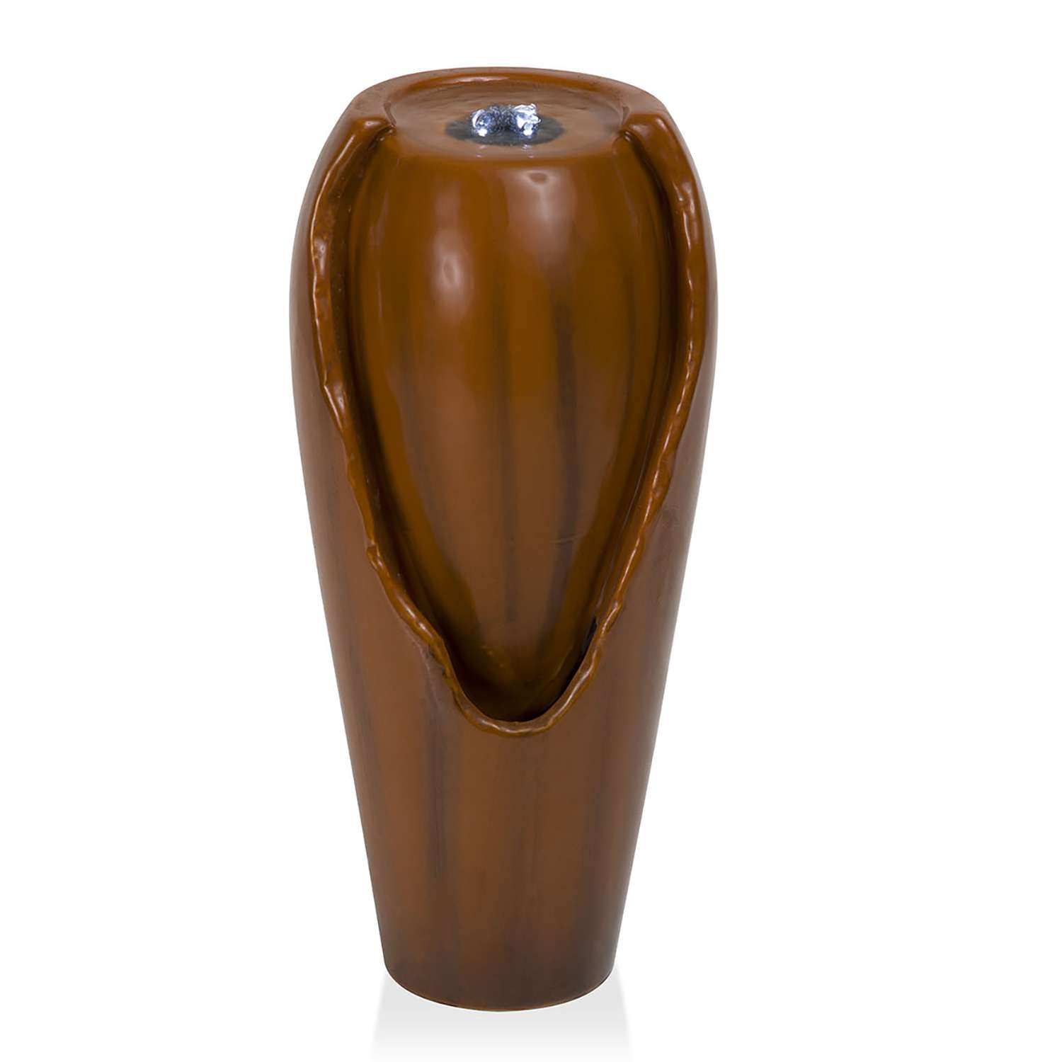 Alpine Ceramic Brown Jar Table Top Fountain Ace Hardware