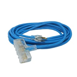 Southwire Coldflex Outdoor 50 ft. L Blue Extension Cord 14/3
