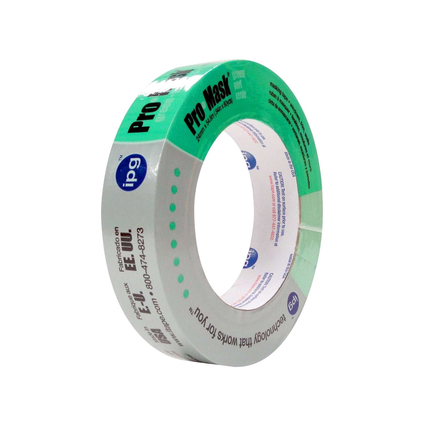 IPG ProMask 0.94 in. W X 60 yd L Green Masking Tape Ace Hardware