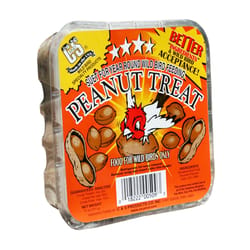 C&S Products Peanut Treat Assorted Species Beef Suet Wild Bird Food 11 oz