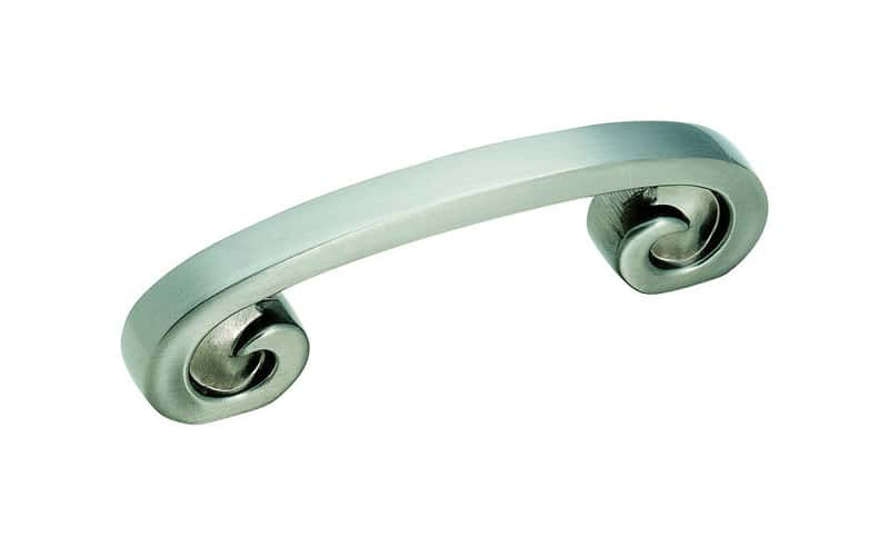 Amerock Swirl Z Sprial Pull Cabinet Pull 3 In Satin Nickel 1 Pk