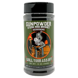 Grill Your Ass Off Gunpowder Steak and Brisket BBQ Seasoning 13 oz