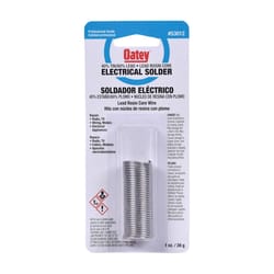 Oatey 1 oz Acid Core Wire Solder 0.063 in. D Tin/Lead 40/60 1 pc