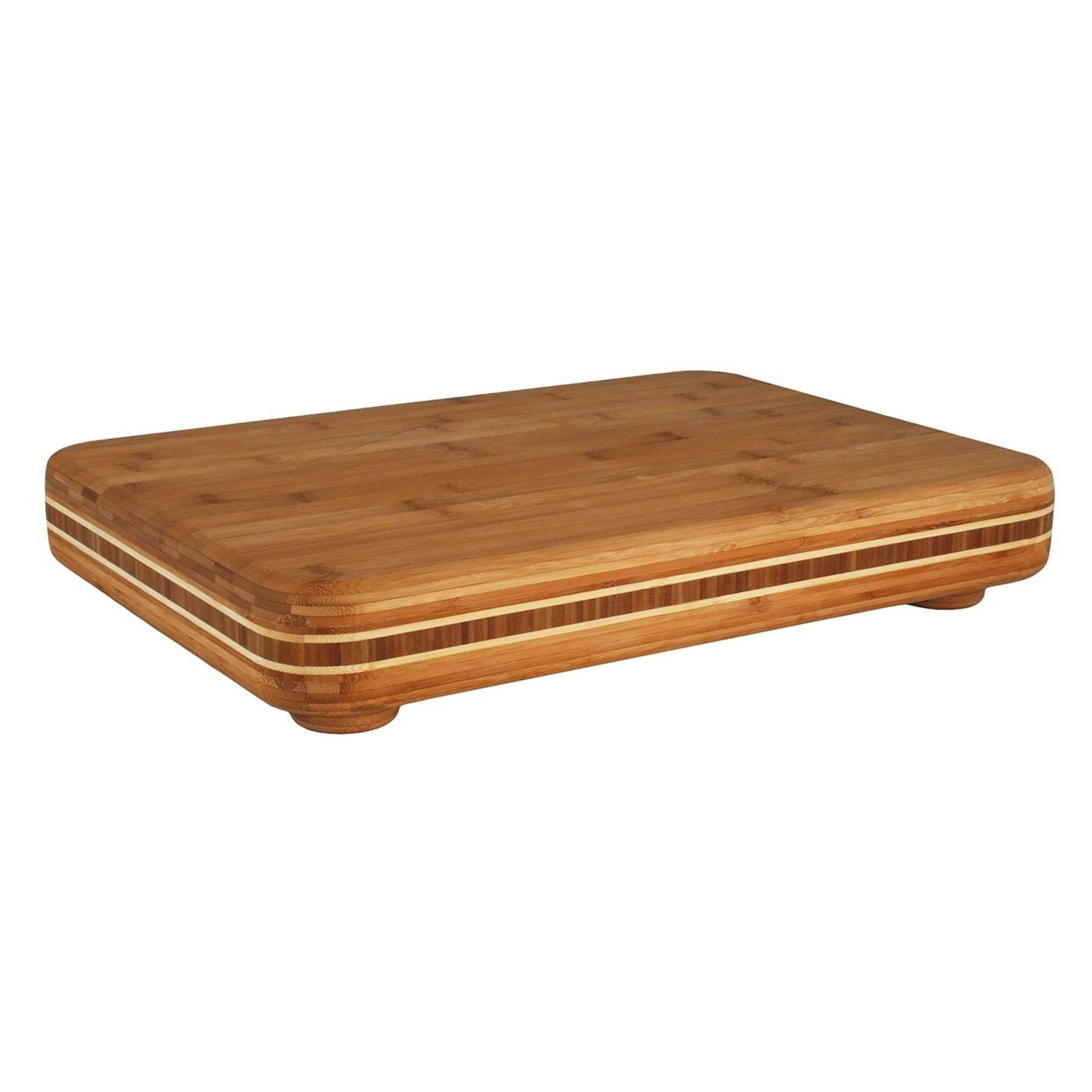 Totally Bamboo 19 in. L X 13.5 in. W X 3.25 in. Bamboo Cutting Board Sansujyuku sansujyuku.com