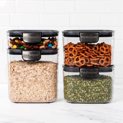 Progressive ProKeeper+ Black/Clear/Silver Food Storage 1 pk