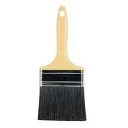 Angled Fan Mask Brush with Synthetic Bristles & Acrylic Handle, 7.75