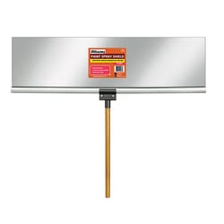 Allway 9 in. W X 36 in. L Gray Aluminum Paint Spray Shield