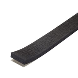M-D BUILDING PRODUCTS Black PVC Weather Stripping Tape For Sponge Window Seal 120 in. L X 0.25 in.