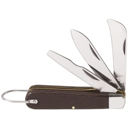 Klein Tools 6.5 in. Pocket Knife Brown 1 pk