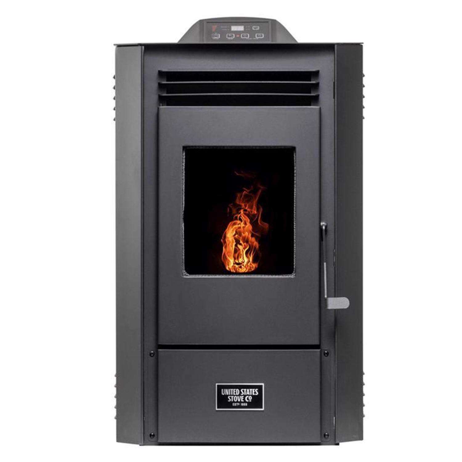US Stove EPA Certified 1300 sq ft Modern Wood Pellet Stove 50 lb. cap.  Hopper - Ace Hardware