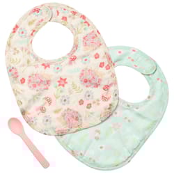 Stephen Joseph Hedgehog Muslin Bib Sets Cotton/Silicone 1 pk
