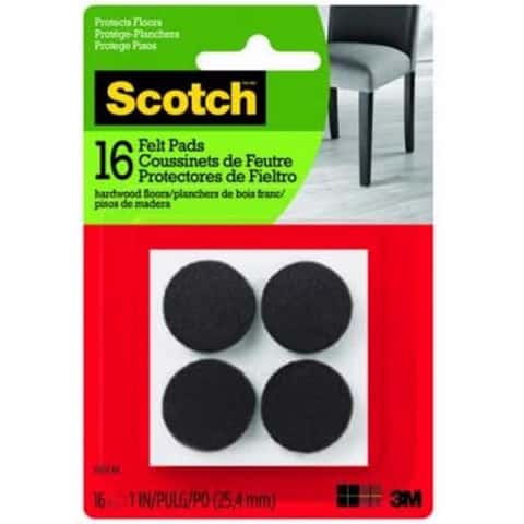 Ace Felt Self Adhesive Protective Pad Brown Round 1 in. W 48 pk - Ace  Hardware