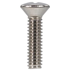 HILLMAN No. 1/4-20 in. X 1 in. L Phillips Oval Head Stainless Steel Machine Screws 100 pk