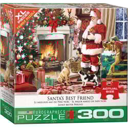 Eurographics Santa's Best Friend Jigsaw Puzzles Multicolored 300 pc