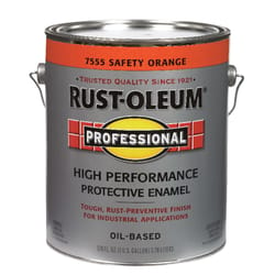 Rust-Oleum Professional Indoor and Outdoor Safety Orange Protective Paint 1 gal