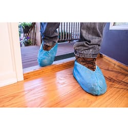 Surface Shields Cloth Shoe Cover Blue Waterproof 10 pair