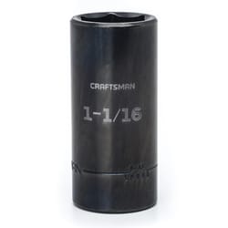 Craftsman 1-1/16 in. X 1/2 in. drive SAE 6 Point Deep Deep Impact Socket 1 pc