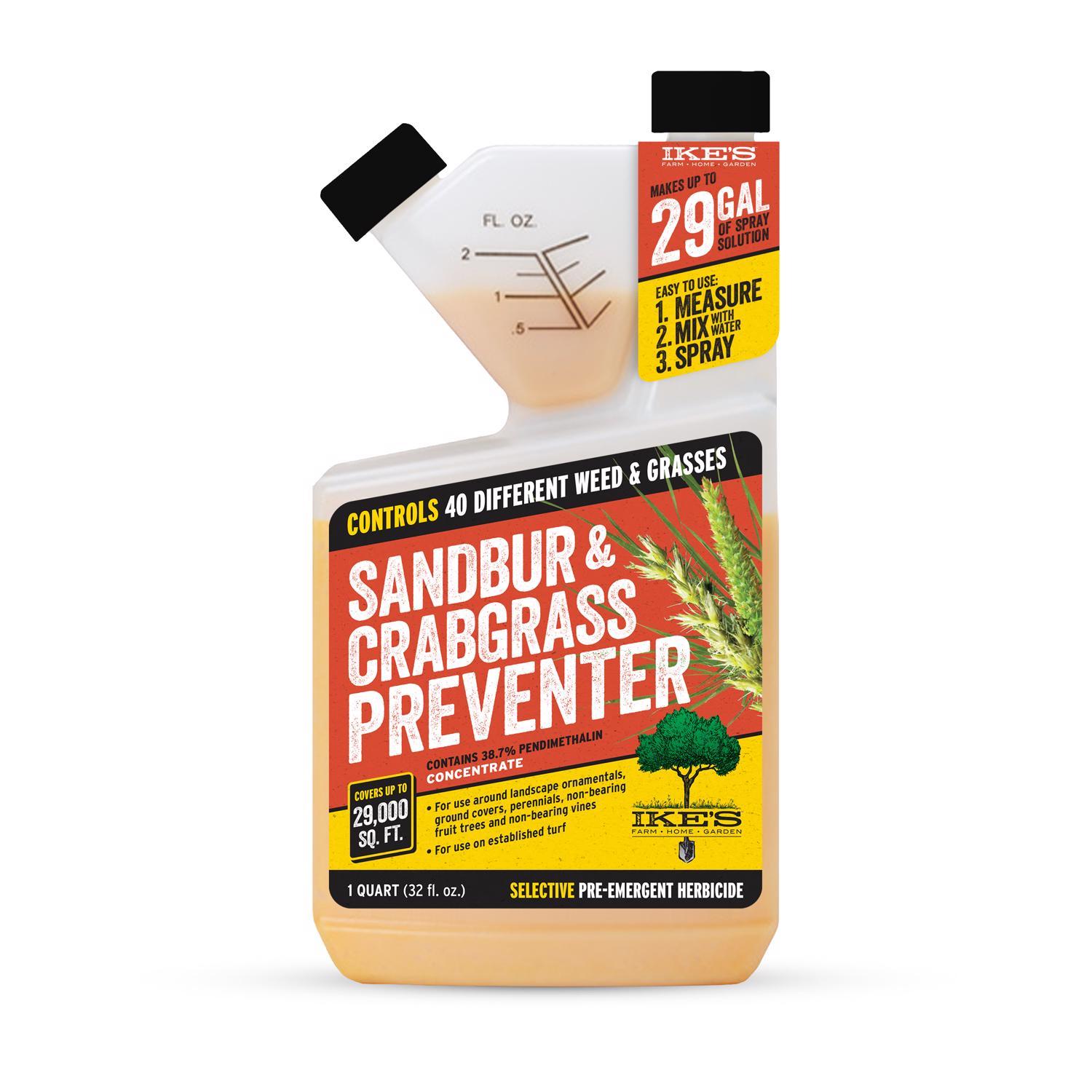 Ike's Sandbur & Crabgrass Preventer Concentrate 1 qt Ace Hardware