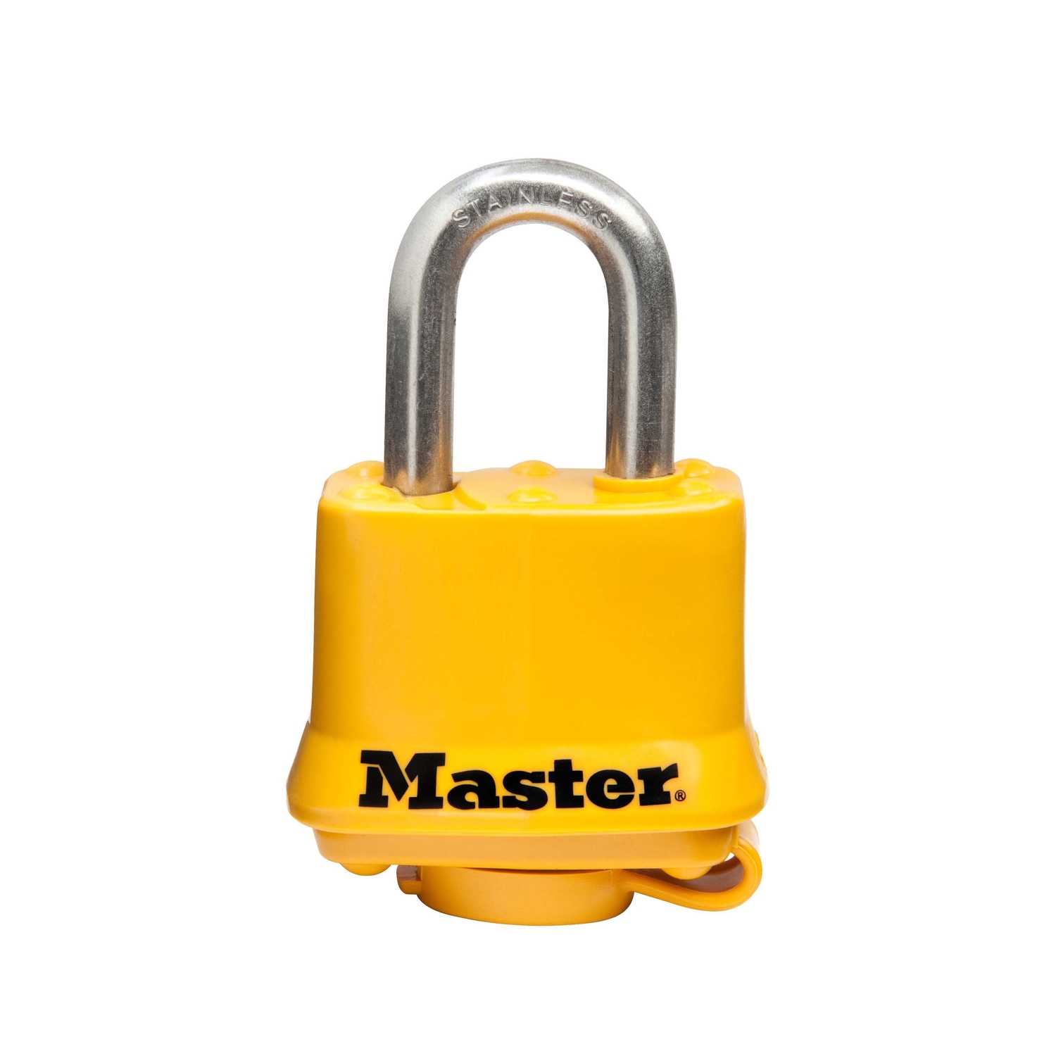 Master Lock 1.5 in. W Steel 4Pin Tumbler Padlock 1 pk Keyed Alike