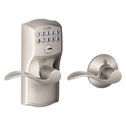 Schlage FE Series Satin Nickel Electronic Keypad Entry Lock
