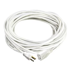 Ace Indoor or Outdoor 100 ft. L White Extension Cord 16/3 SJTW