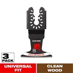 Diablo 2-1/2 in. W Bi-Metal Curved Contact Edge Oscillating Blade Clean Wood 3 pk