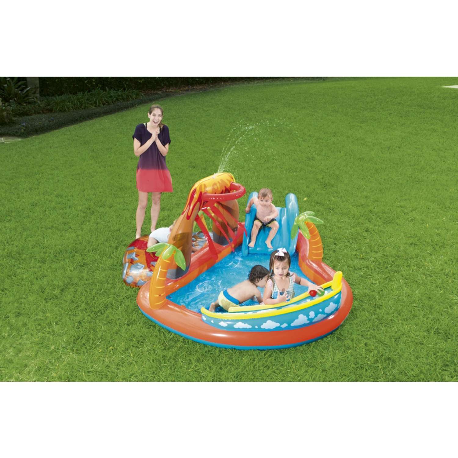 Hydro-Force Kick Back 5-Person Inflatable Party Island 9