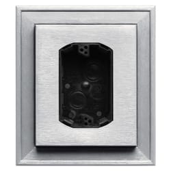 Builders Edge 8 in. H X 2 in. L Prefinished White Vinyl Mounting Block