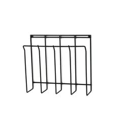 Spectrum 10-3/4 in. H X 12 in. W Magazine Holder Black