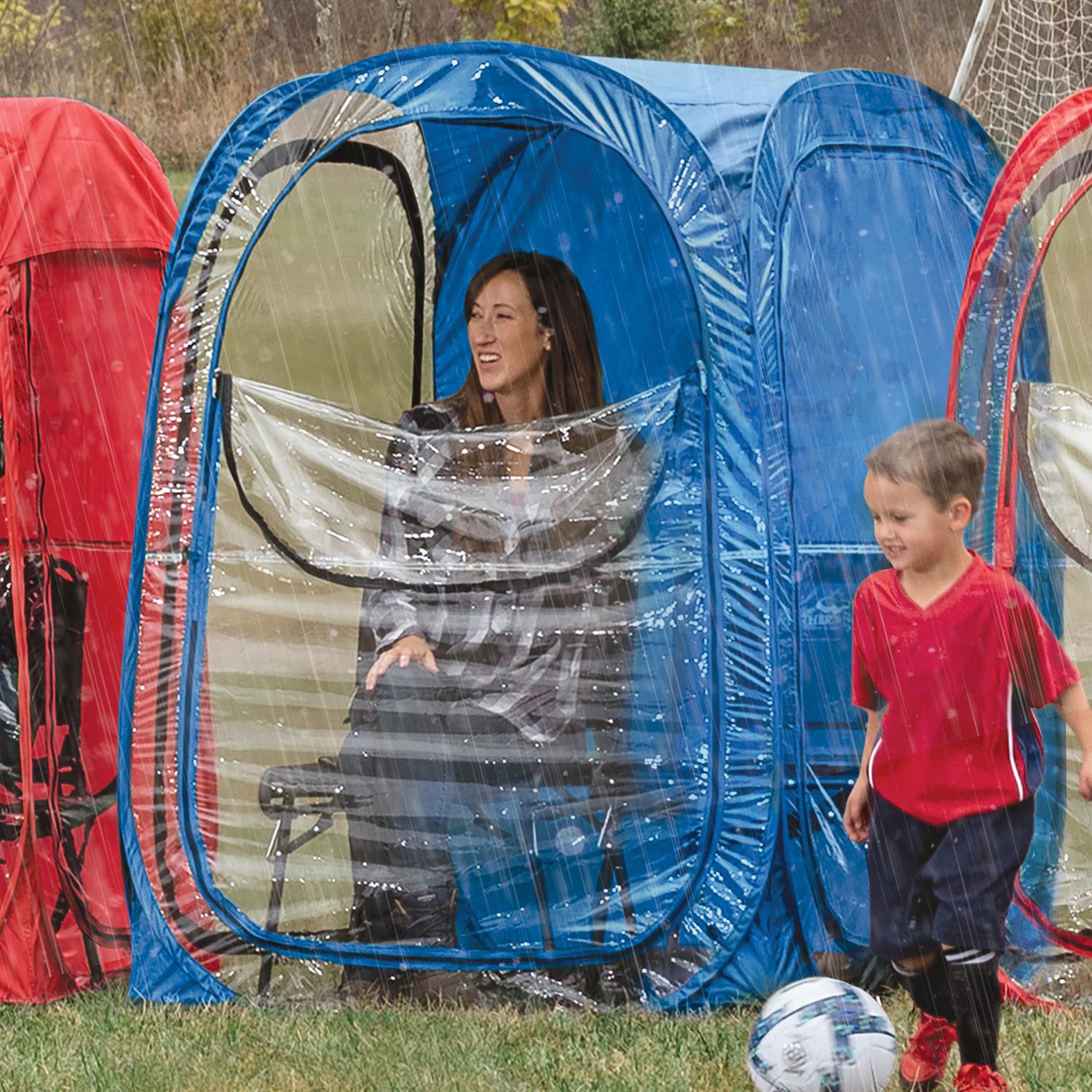 Weather Pod Under the Weather Polyester Pop-Up Tent 5 ft. H X 4 ft. W X 4 ft. L