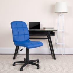 Flash Furniture Blue Vinyl Office Chair