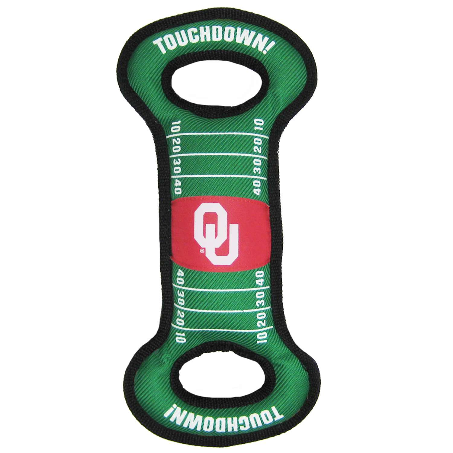 Pets First Football Dog Toy, Tough Nylon Quality Materials with Strong Pull  Ropes & Inner Squeaker in NFL Team Color