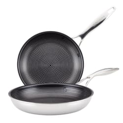 Circulon Stainless Steel Fry Pan Set Silver