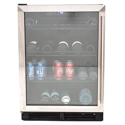 Avanti 5.2 cu ft Black/Silver Steel Beverage Cooler 300 W