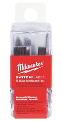 Milwaukee SWITCHBLADE Hardened Steel Wood Chiseling Replacement Switchblade 1-1/2 in. L 10 pc