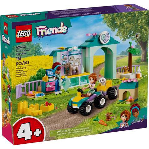 LEGO Friends Farm Animal Vet Clinic ABS Plastic Multicolor - Ace Hardware