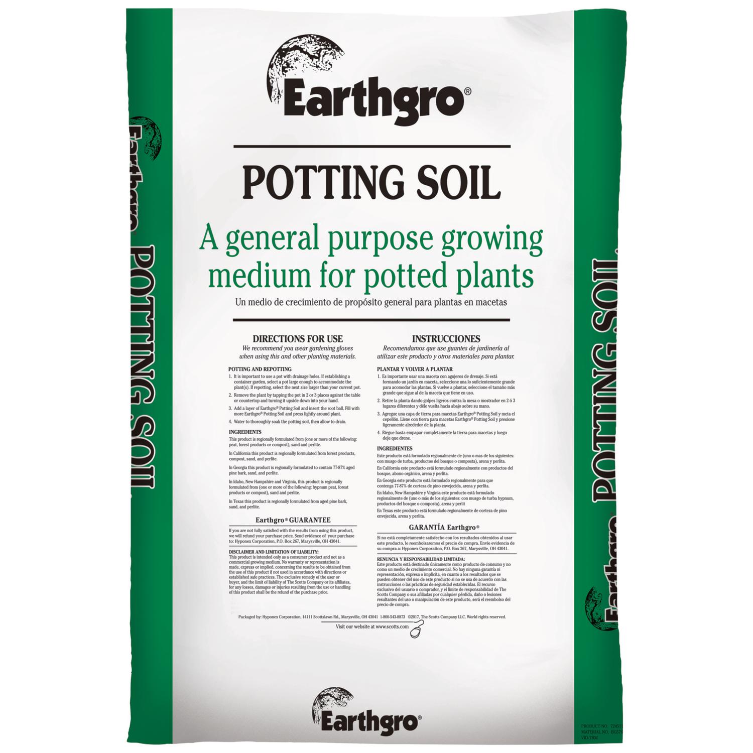 Earthgro All Purpose Potting Soil 1 ft³