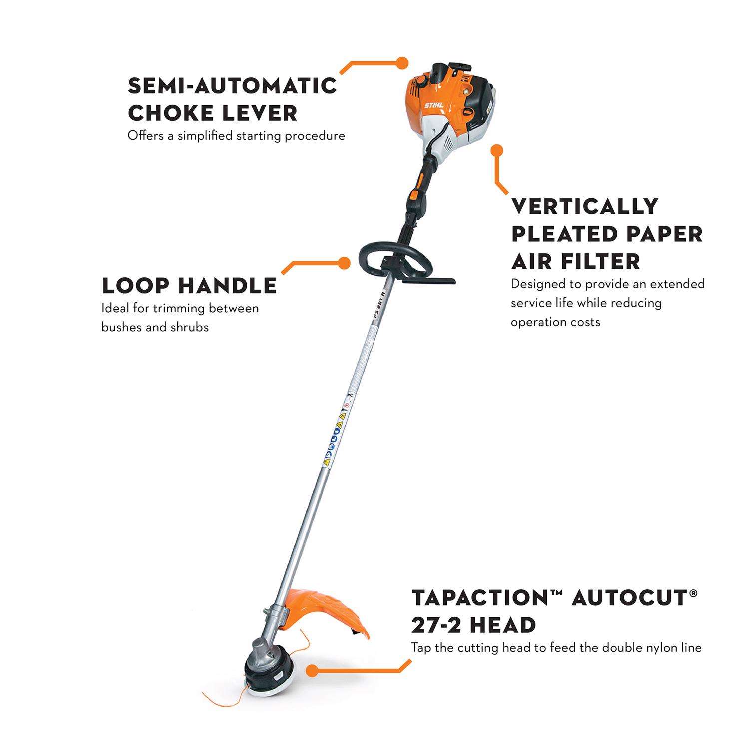 STIHL FS 251 R 16.5 in. Gas Trimmer - Ace Hardware