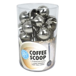 R&M International Corp Silver Stainless Steel Coffee Scoop