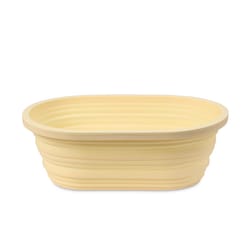 Mrs. Anderson's Baking Beige Silicone Oval Proofing Basket