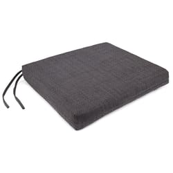 Jordan Manufacturing Gray Polyester Seat Pad 17 in. W X 19 in. L