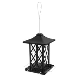 Nature's Way Wild Bird & Hummingbird 1.56 qt Metal Lantern Gazebo Hanging Bird Feeder