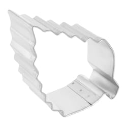 R&M International Corp International Corp 4 in. W X 2 in. L Aspen Leaf Cookie Cutter Silver 1 pc
