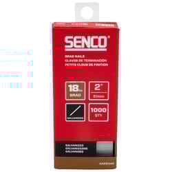 Senco 2 in. Finish/Trim Galvanized Steel Nail Medium Head