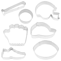 R&M International Silver Steel Cookie Cutter Set