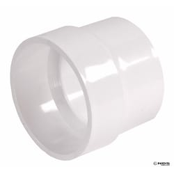 NDS Schedule 35 4 in. Hub each X 4 in. D Hub PVC Adapter