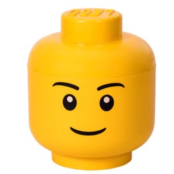 LEGO Large Boy Storage Head Yellow